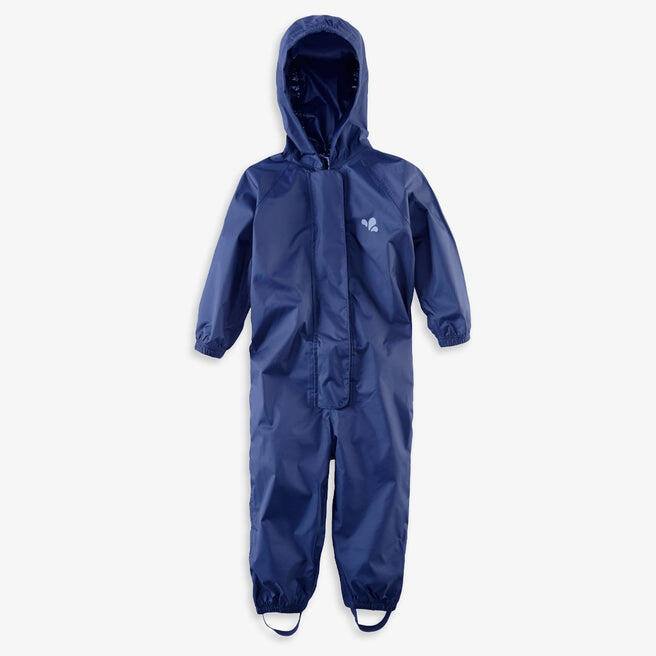 MUDDY PUDDLES Kids Navy Blue Waterproof All in One Recycled