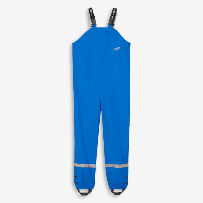 MUDDY PUDDLES Kids Blue Waterproof Dungarees Recycled