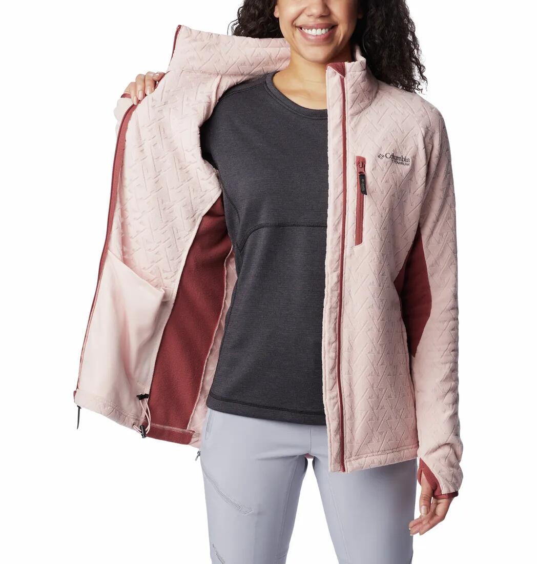 Bluza Turystyczna Rozpinana Damska Columbia Titan Pass 3.0 Full Zip Fleece 4/7