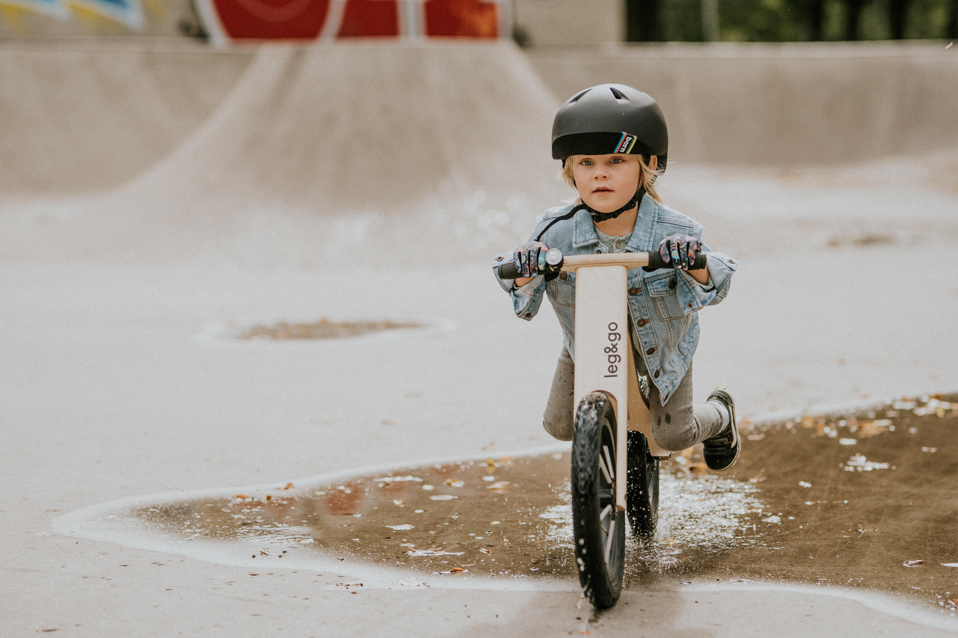 leg&go Bicicleta de Equilibrio de Madera 3 en 1 para Niños y Jóvenes,  Edades 1-5