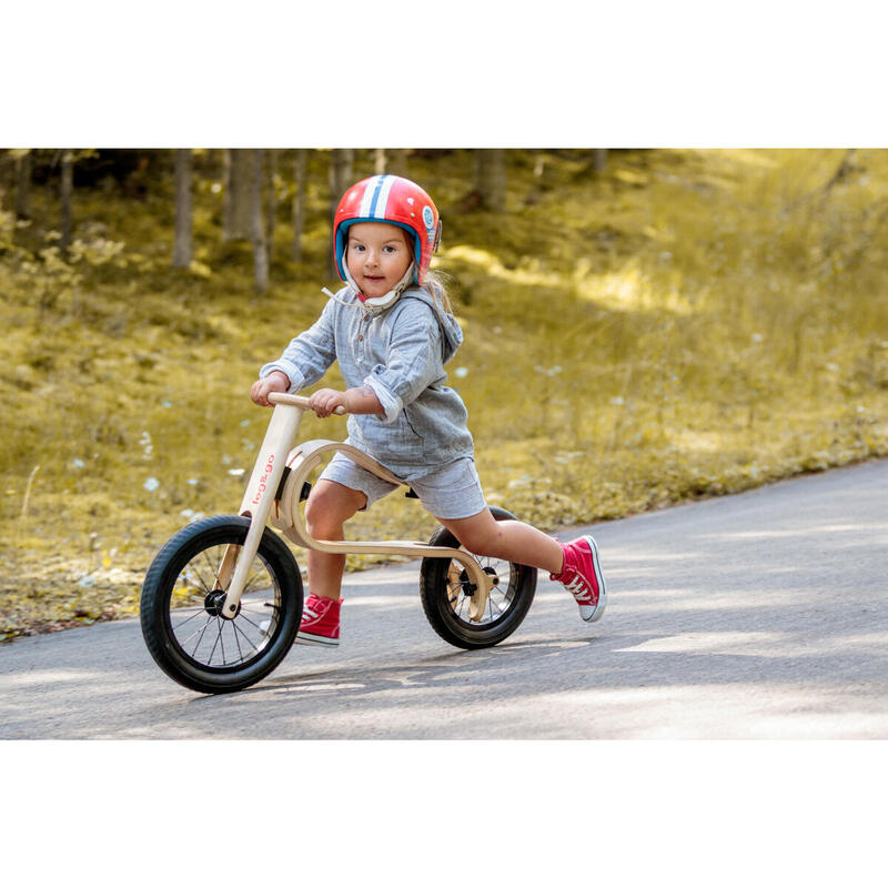 Bicicletta di equilibrio in legno leg&go 3-in-1 per bambini e ragazzi