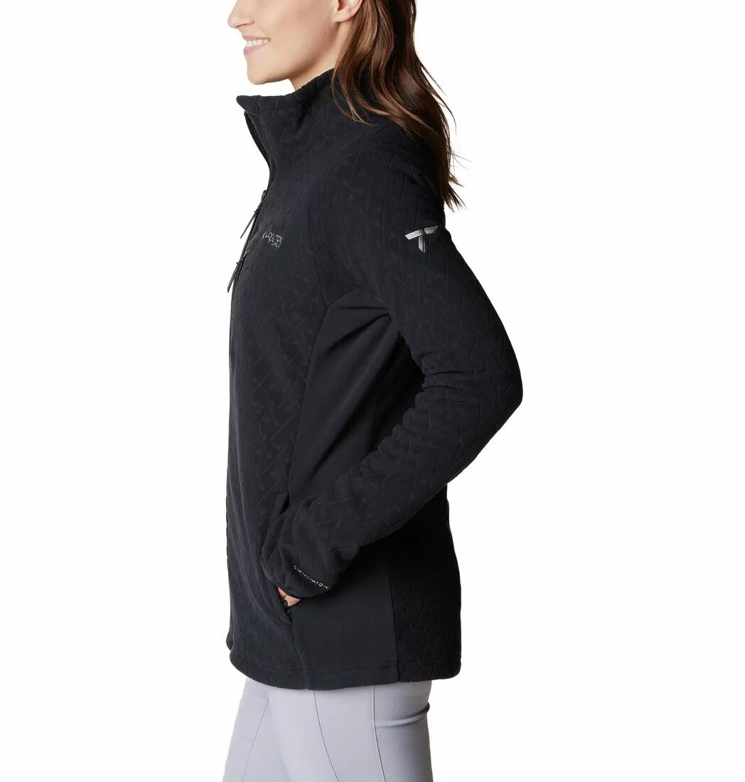 Bluza Turystyczna Rozpinana Damska Columbia Titan Pass 3.0 Full Zip Fleece 3/7
