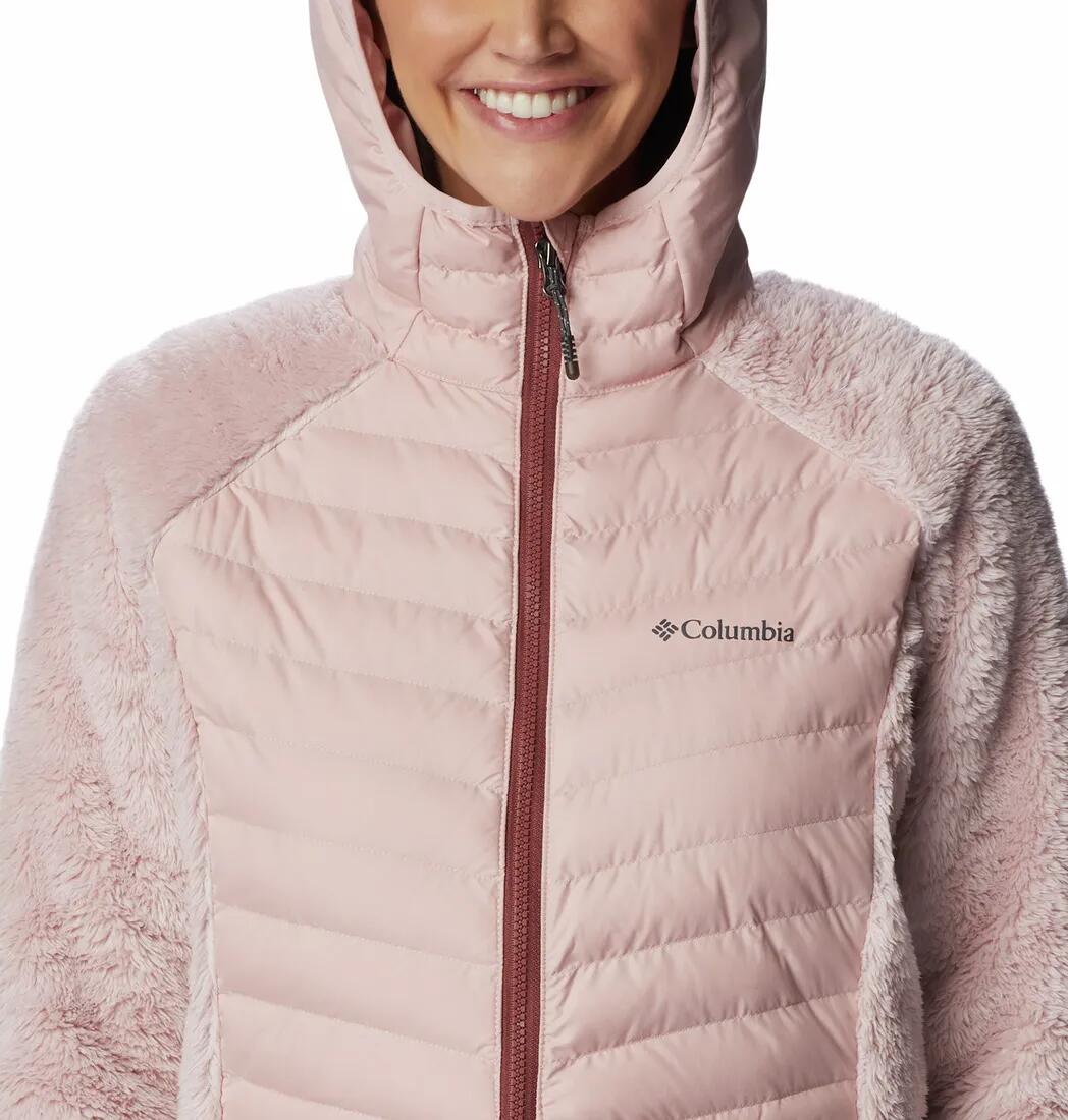 Bluza Puchowa Damska Columbia Powder Lite Sherpa Hybrid Full Zip 6/7