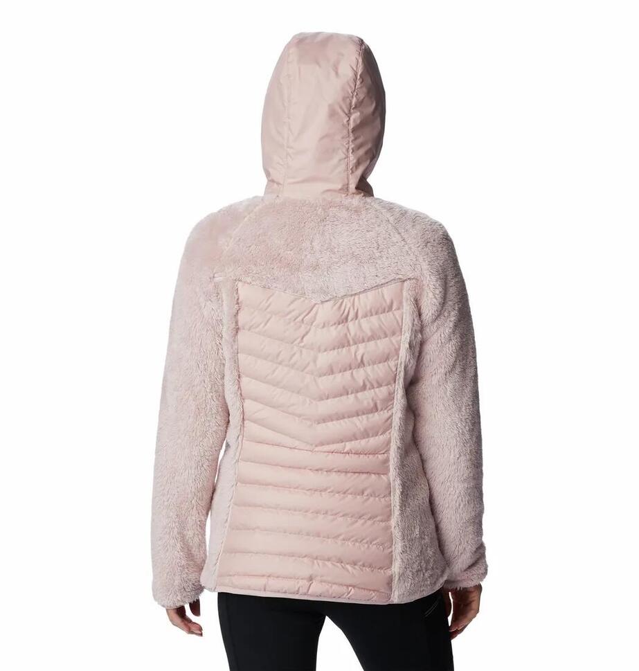 Bluza Puchowa Damska Columbia Powder Lite Sherpa Hybrid Full Zip