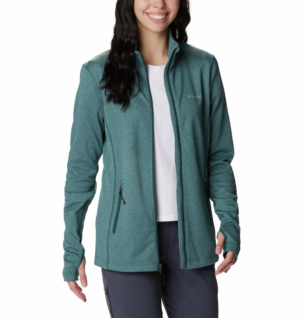 Bluza Turystyczna Rozpinana Damska Columbia Park View Grid Fleece Full Zip 4/7