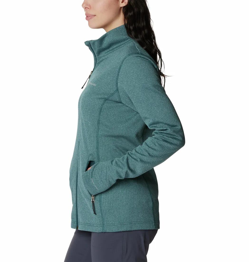 Bluza Turystyczna Rozpinana Damska Columbia Park View Grid Fleece Full Zip 3/7