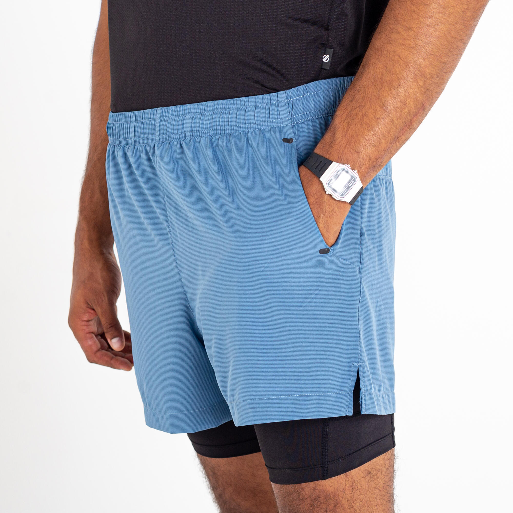 Recreate II Men's Fitness Shorts - Stellar Blue 5/5