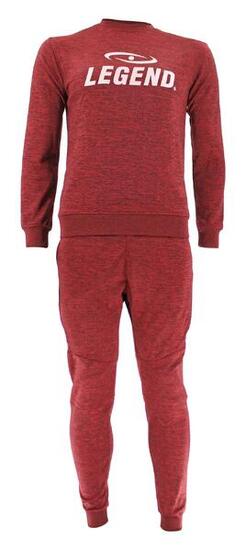 SlimFit joggingpak met sweater rood – kinderen en volwassenen