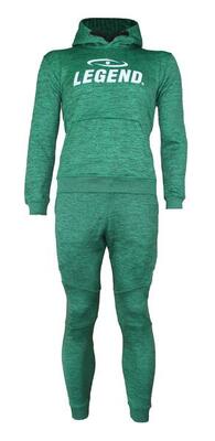 Legend sports joggingpak groen slimfit met hoodie - kinderen/volwassenen
