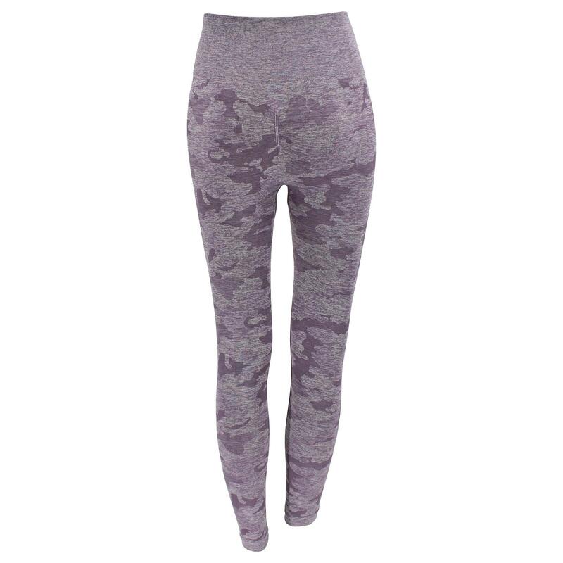 Dames Sportlegging Camo Purple