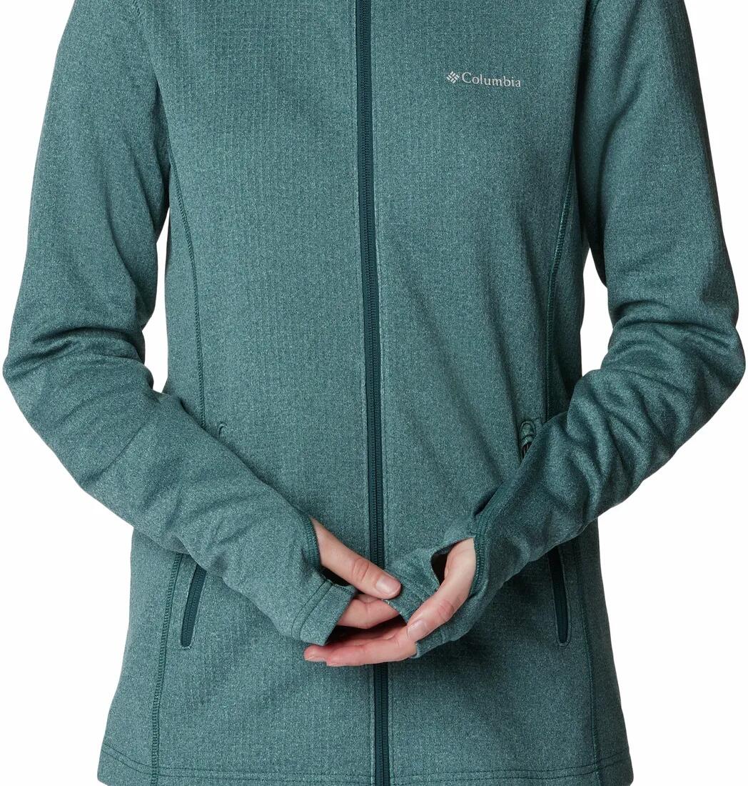 Bluza Turystyczna Rozpinana Damska Columbia Park View Grid Fleece Full Zip 6/7