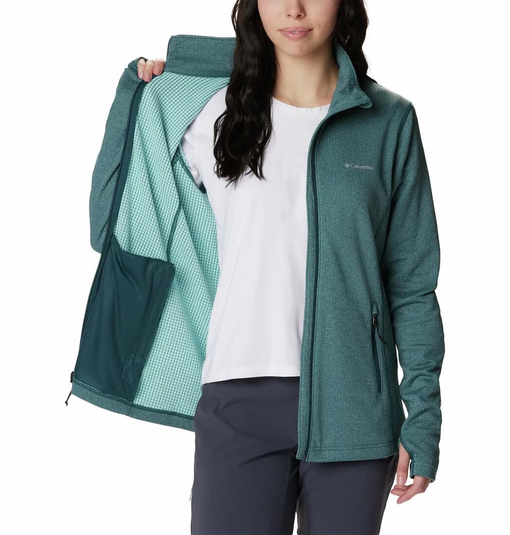 Bluza Turystyczna Rozpinana Damska Columbia Park View Grid Fleece Full Zip 5/7