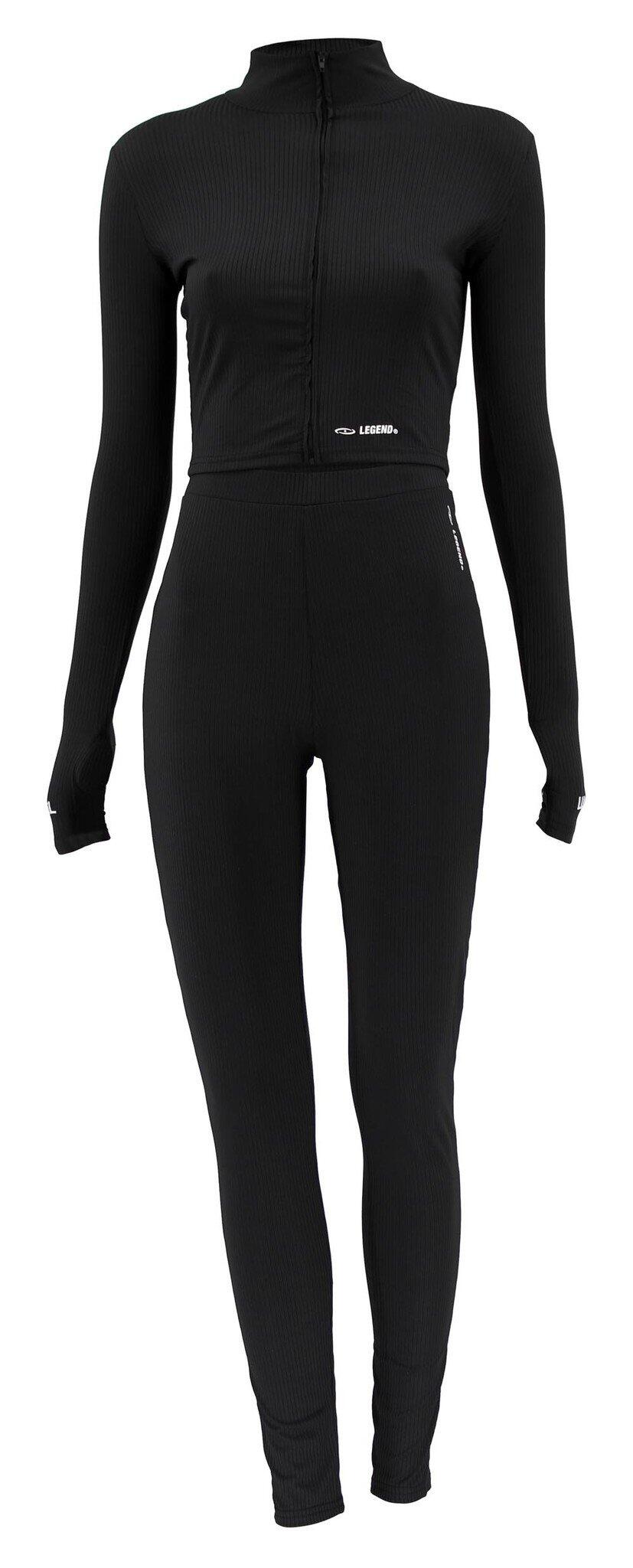 LEGEND SPORTS Dames Fitness suit Black