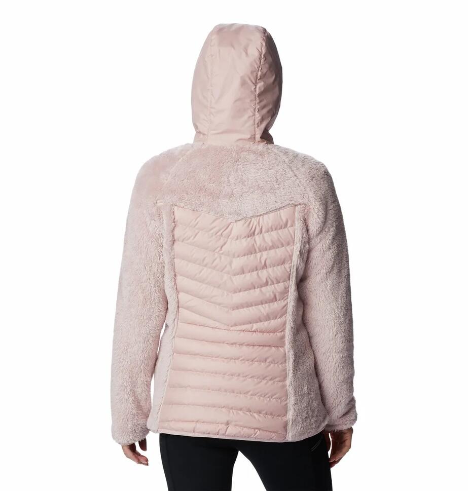 Bluza Puchowa Damska Columbia Powder Lite Sherpa Hybrid Full Zip