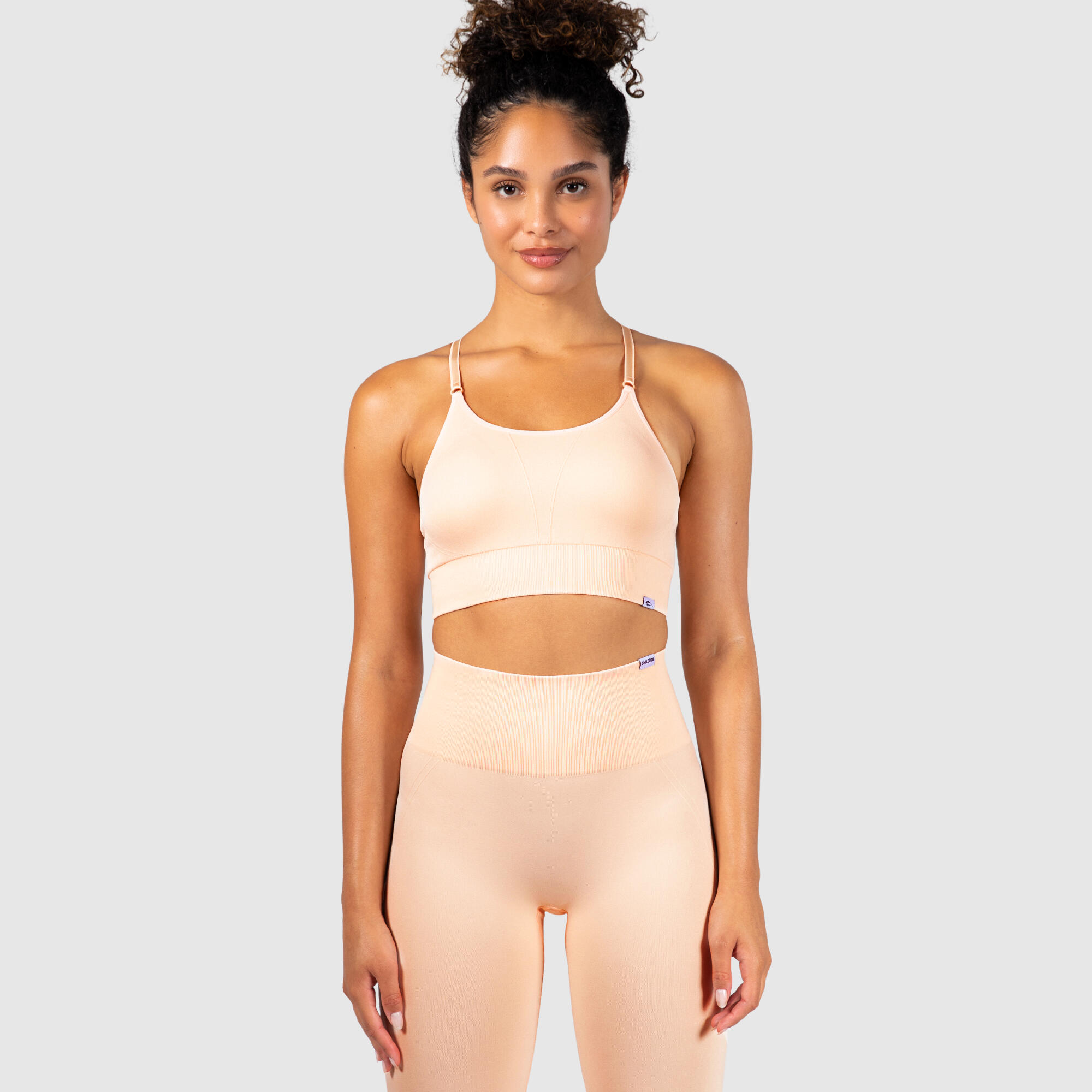 SMILODOX Damen Sport BH Carolyn Aprikose