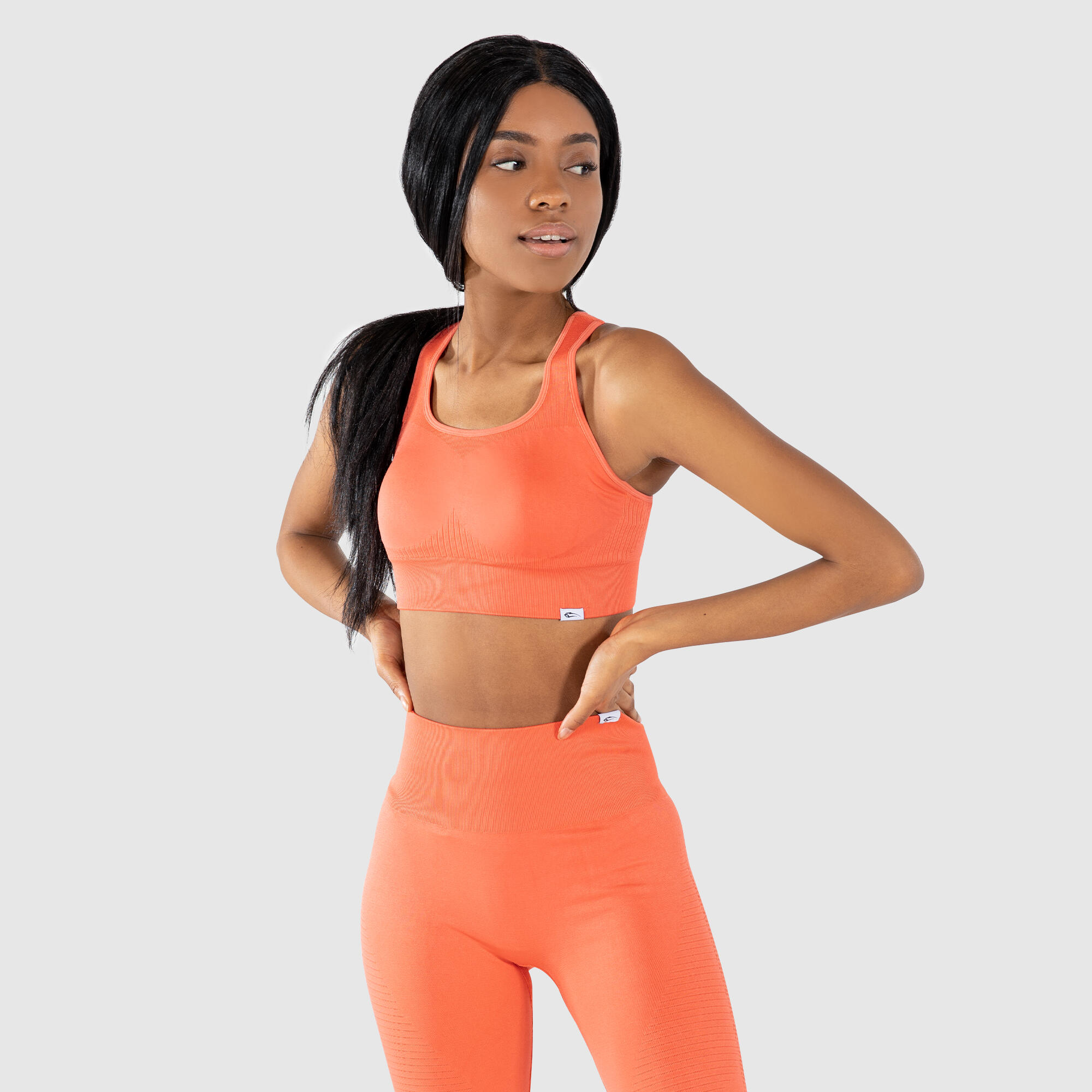 SMILODOX Damen Sport BH Aware Orange