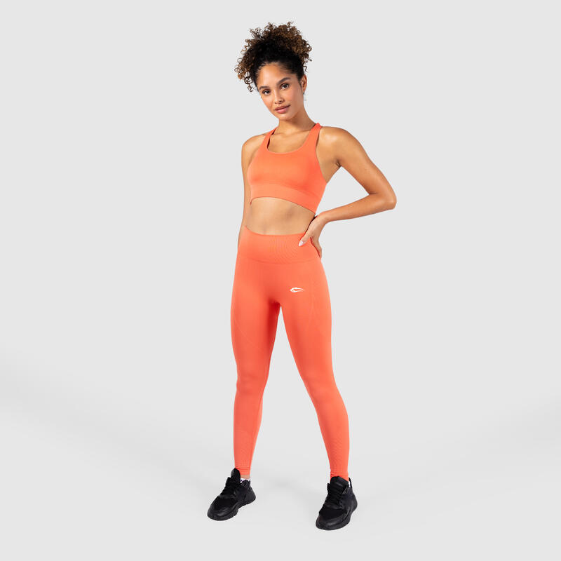 Damen Sport BH Amy Orange für Sport & Freizeit