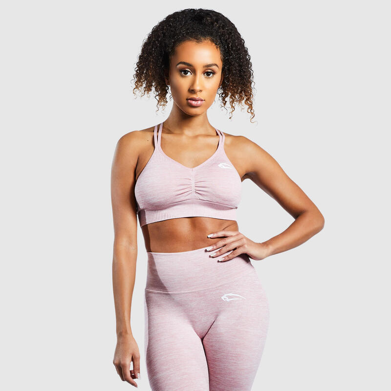 Damen Sport BH Glow Rosa für Sport & Freizeit