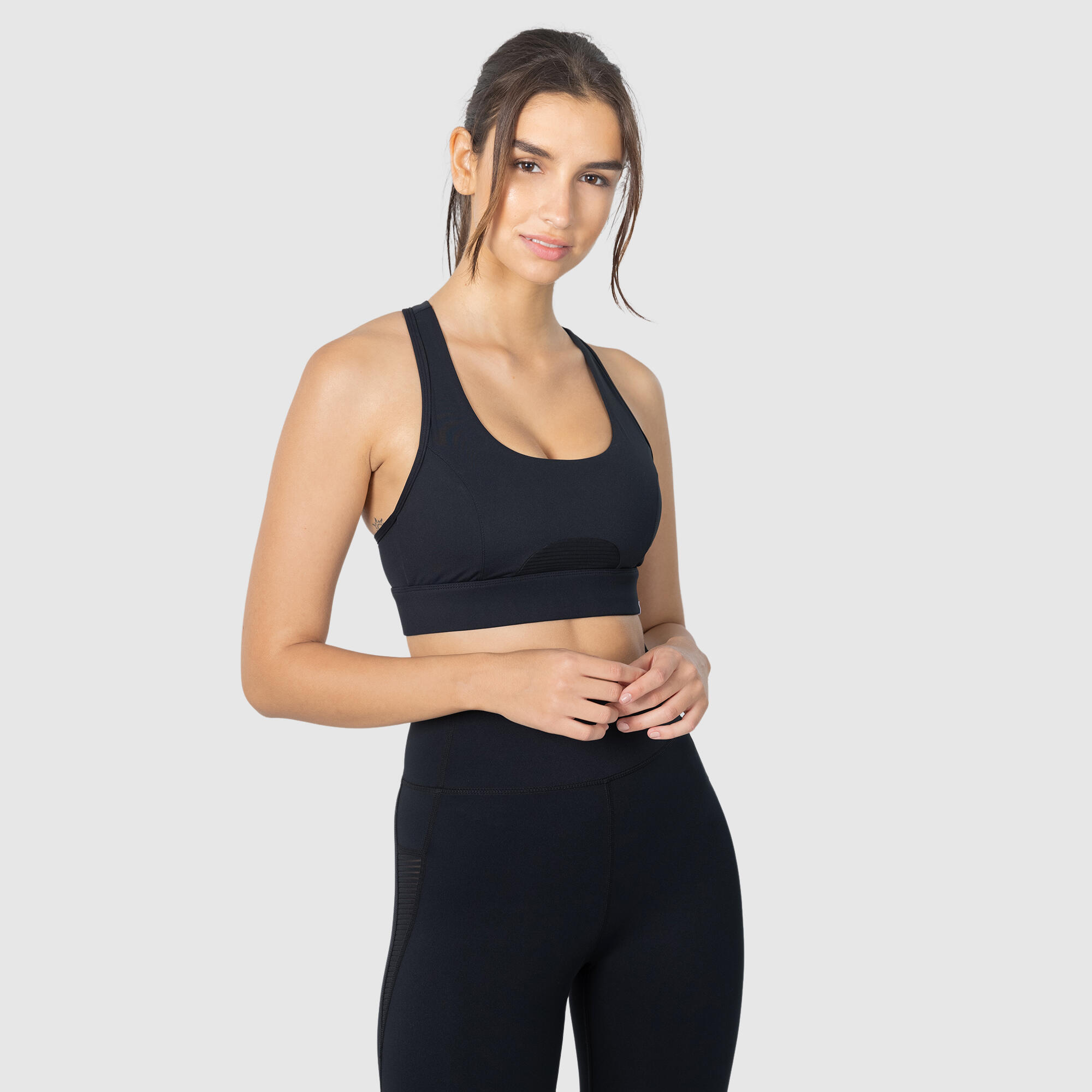 SMILODOX Damen Sport BH Advanced Joleen Schwarz