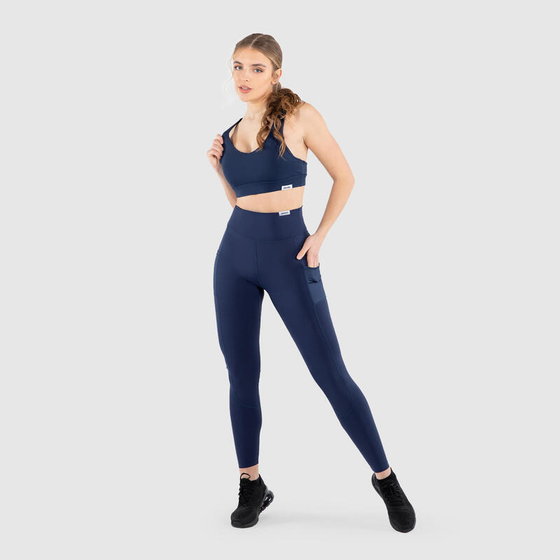 Damen Sport BH Willow Dunkel Blau für Sport & Freizeit