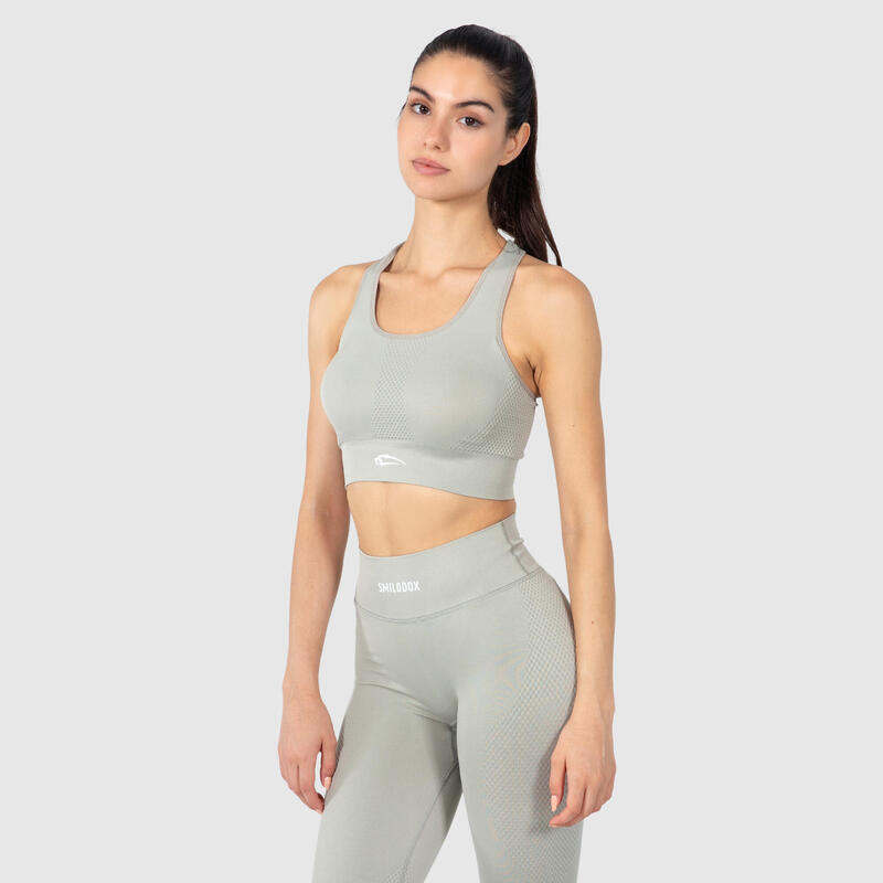 Damen Sport BH May Hellgrau für Sport & Freizeit