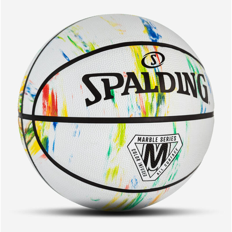 Spalding Basketball Marble Pink