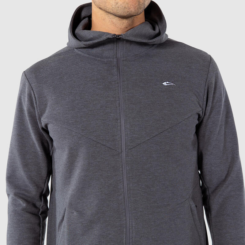 Herren Zip Hoodie Jamar Anthrazit für Sport & Freizeit