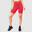 Damen Short Leggings Kylie Rot für Sport & Freizeit