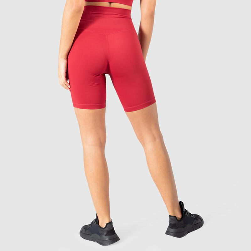 Damen Short Leggings Kylie Rot für Sport & Freizeit