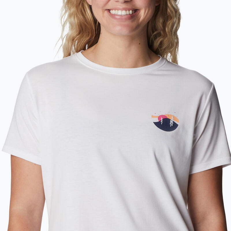 T-shirt da trekking Columbia Sun Trek Graphic II da donna