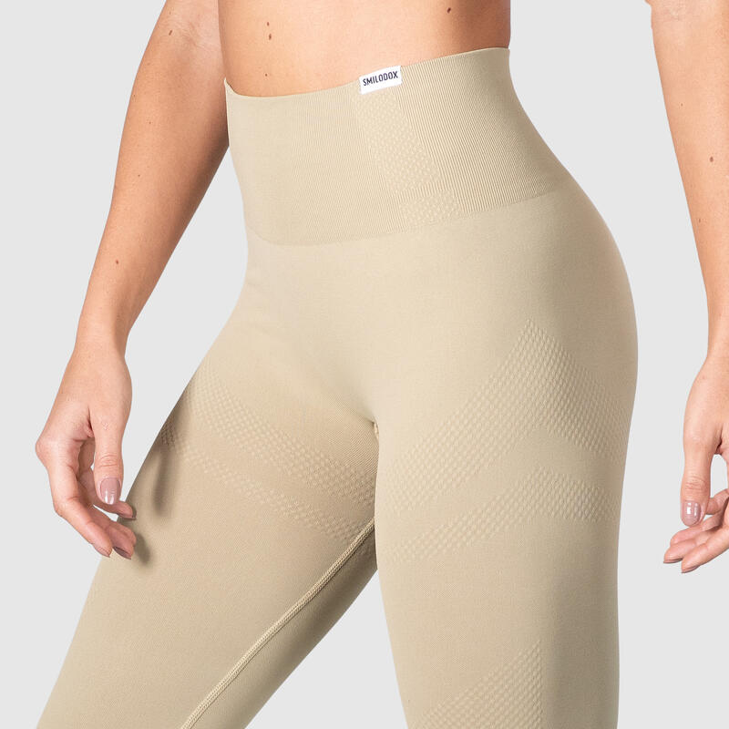 Damen High Waist Leggings Kaycee Beige für Sport & Freizeit