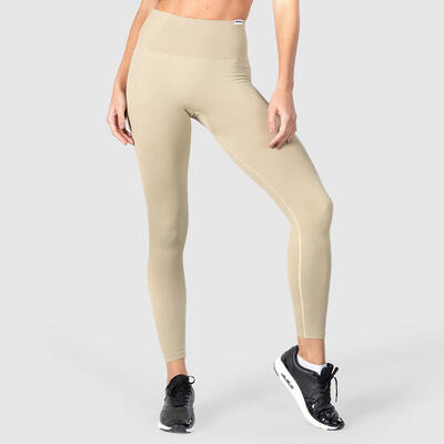 Damen High Waist Leggings Kaycee Beige