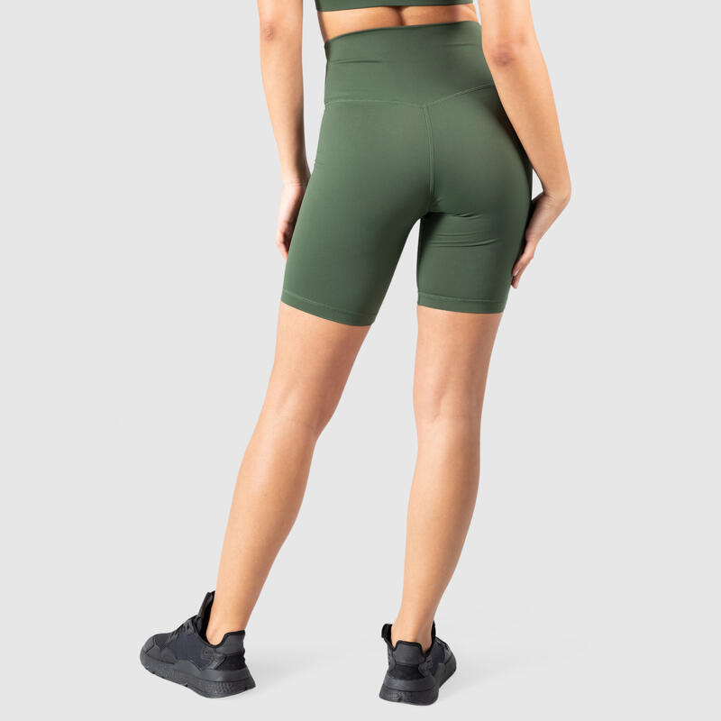 Damen Short Leggings Kylie Olive für Sport & Freizeit