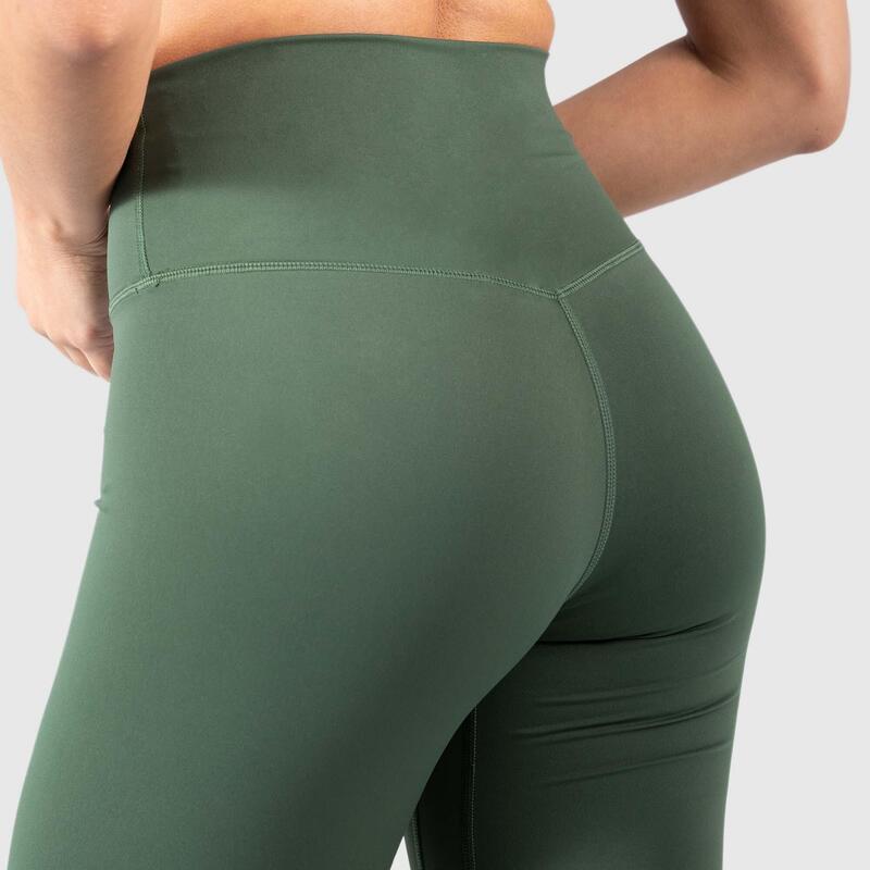 Damen Short Leggings Kylie Olive für Sport & Freizeit