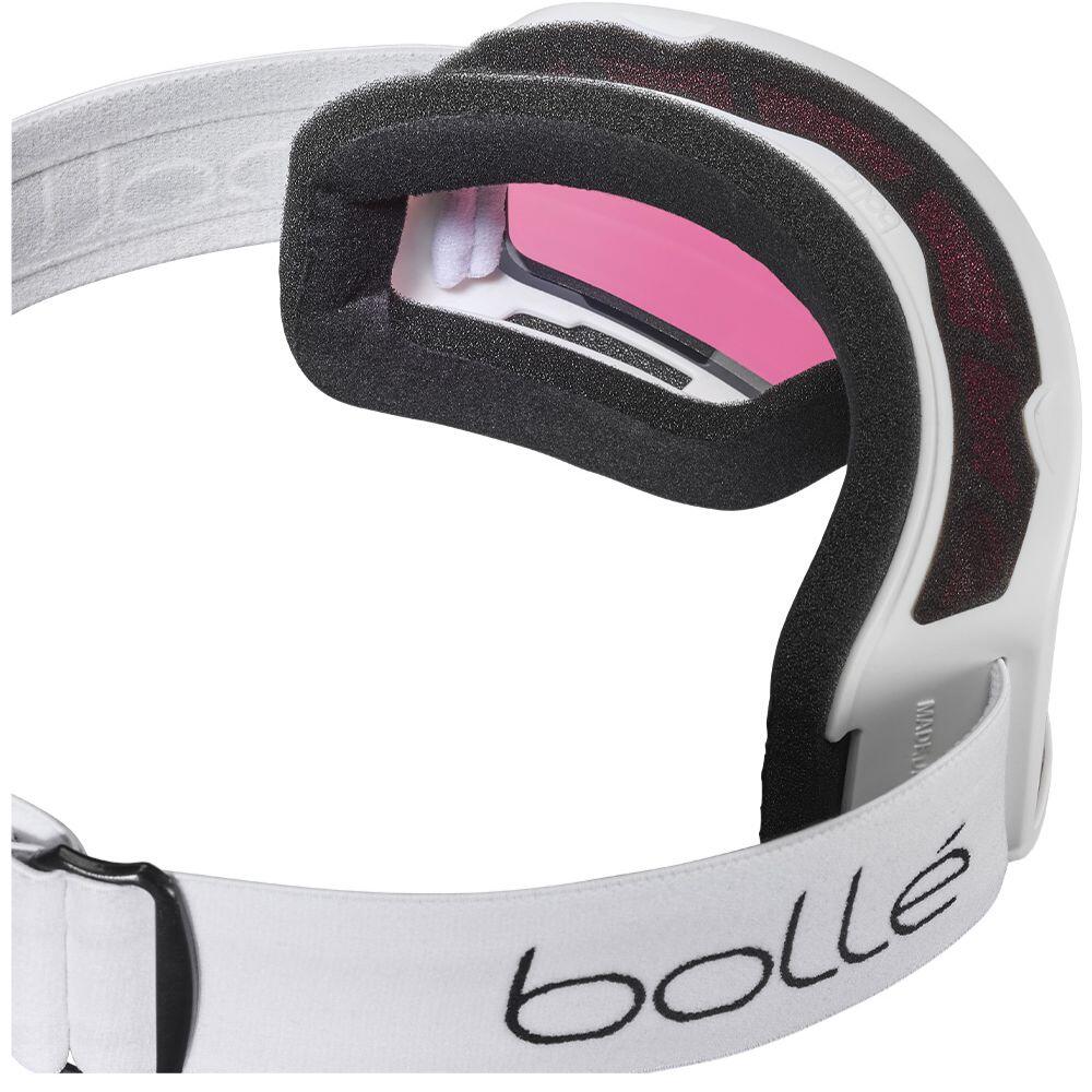 NEVADA JR Youth Snow Goggles - Matte White/Rose Gold 3/4