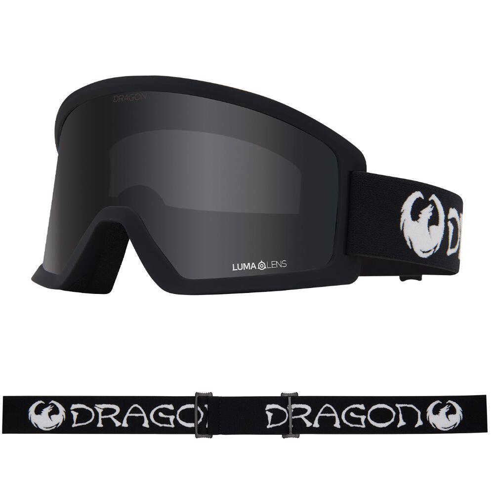 DRAGON DX3 L OTG SNOW GOGGLES - Classic Black/Dark Smoke