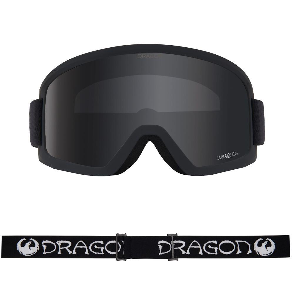 DX3 L OTG Unisex Snow Goggles - Classic Black/LL Dark Smoke