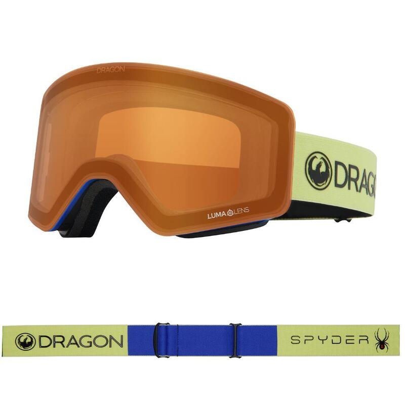 R1 OTG Unisex Skibril - Electric Blue Spyder/LL Blue Ion & LL Amber