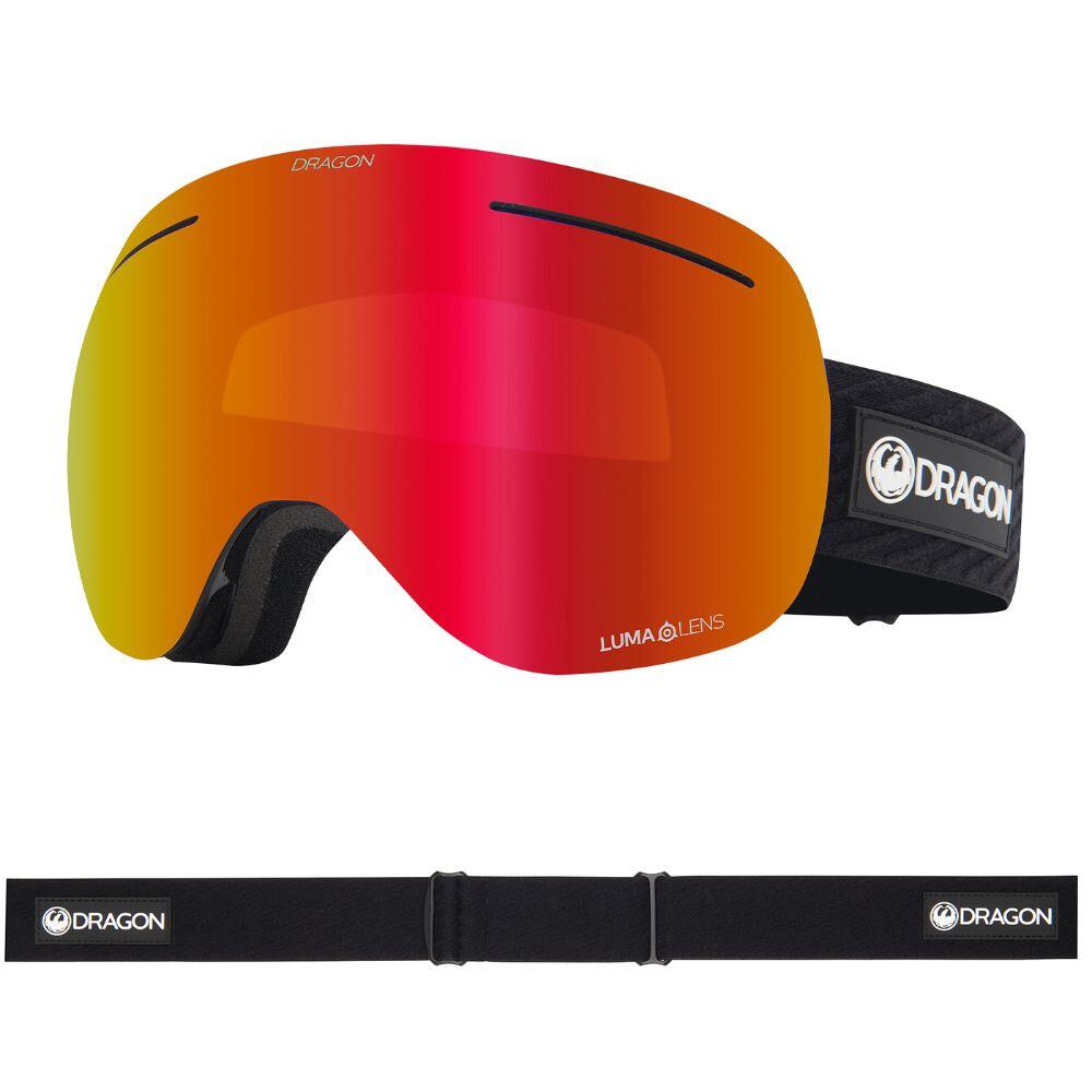 DRAGON X1 SNOW GOGGLES - Icon Red/Red Ion & Amber