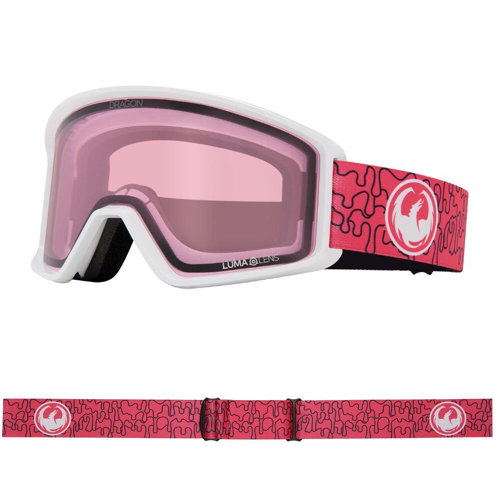 DRAGON DXT OTG SNOW GOGGLES - Drippy/Light Rose