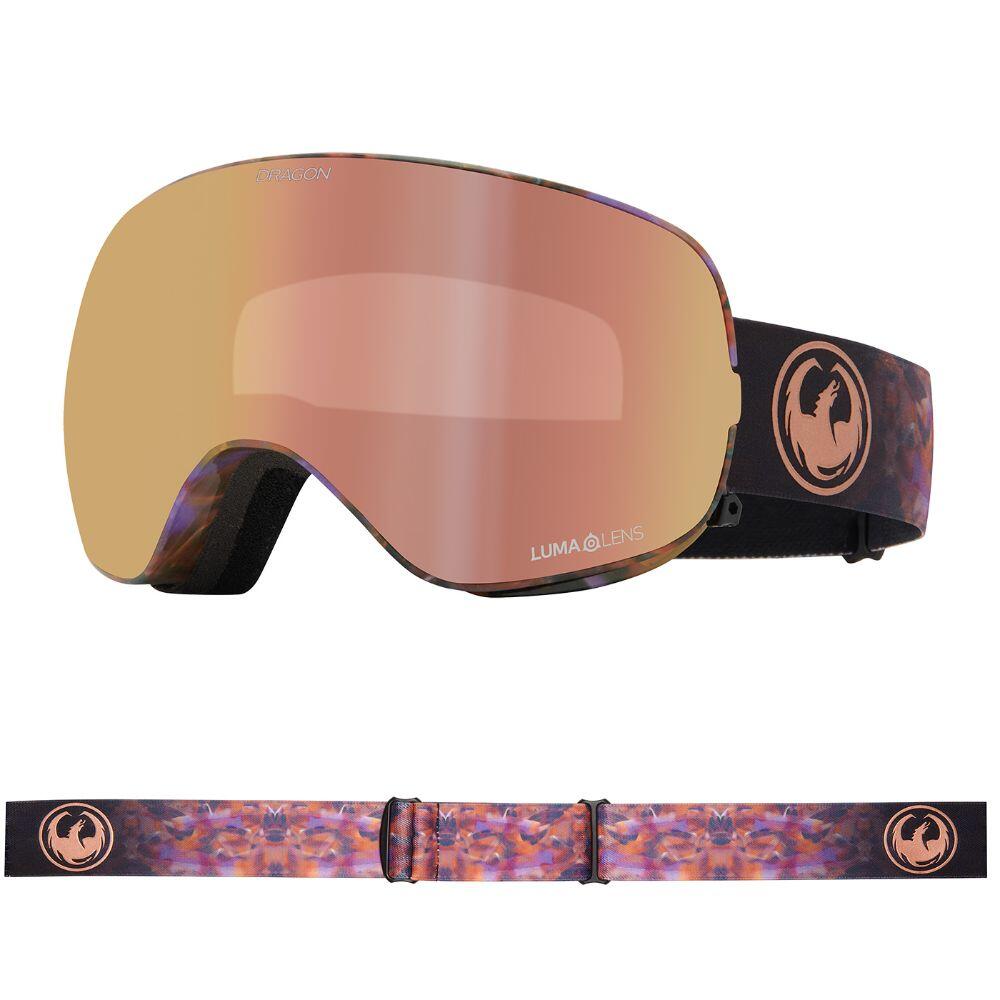 DRAGON X2S SNOW GOGGLES - Amethyst/Rose Gold & Violet