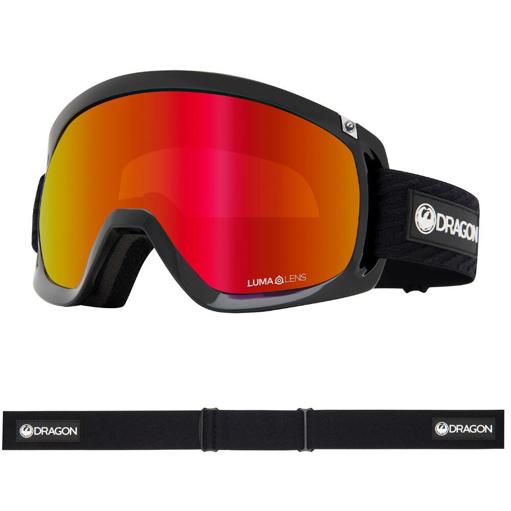 DRAGON D3 OTG SNOW GOGGLES - Icon Red/Red Ion