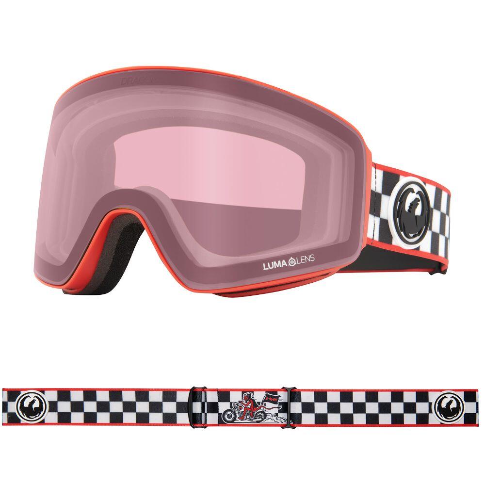 PXV Unisex Snow Goggles - Dennis Ranalter Sig 2023/LL Dark Smoke & LL Light Rose 5/5