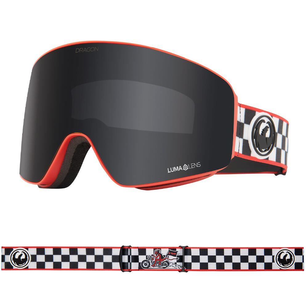 DRAGON PXV Unisex Snow Goggles - Dennis Ranalter Sig 2023/LL Dark Smoke & LL Light Rose