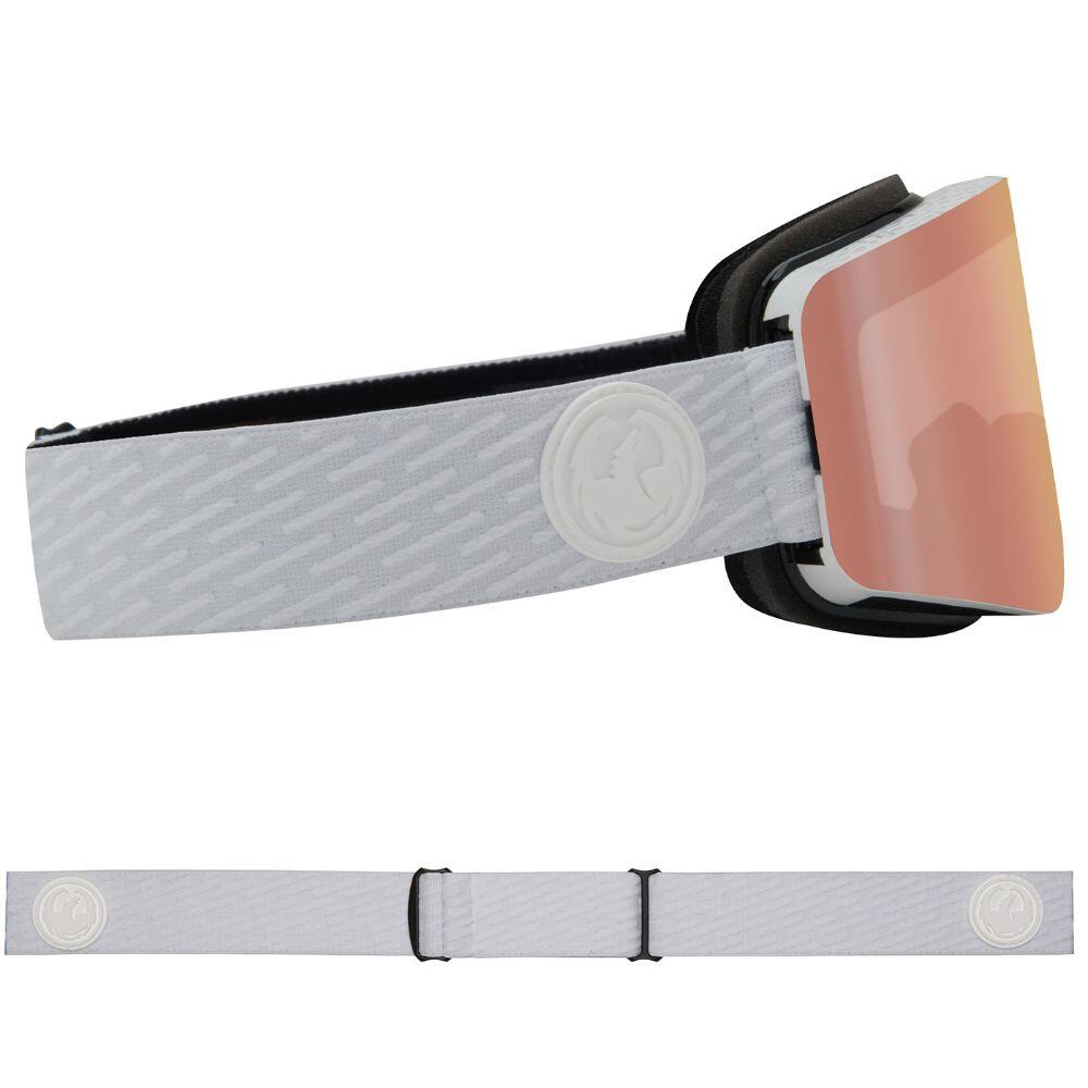 R1 OTG Unisex Snow Goggles - Alpina/LL Rose Gold Ion & LL Amber 4/5