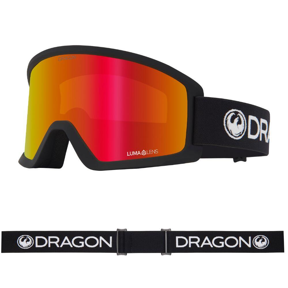 DRAGON DX3 L OTG SNOW GOGGLES - Black/Red Ion