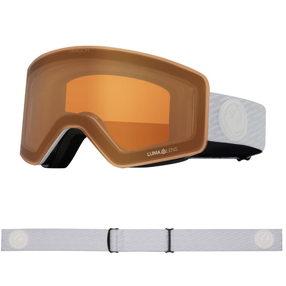 R1 OTG Unisex Snow Goggles - Alpina/LL Rose Gold Ion & LL Amber 5/5