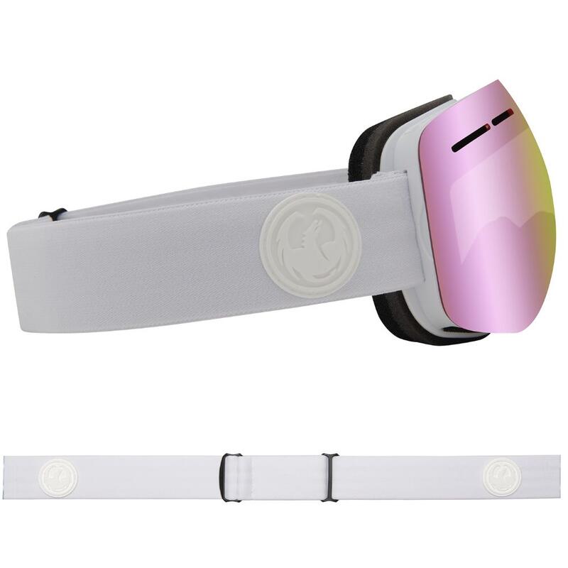 Gafas esquí Dragon X1S Snow Pink Ionized + Dark Smoke