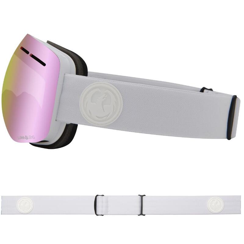 Gafas esquí Dragon X1S Snow Pink Ionized + Dark Smoke