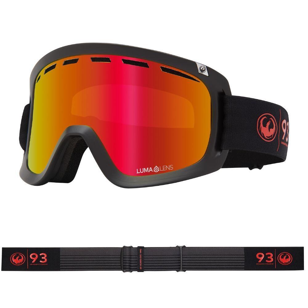 DRAGON D1 OTG SNOW GOGGLES - 30 Years/Red Ion